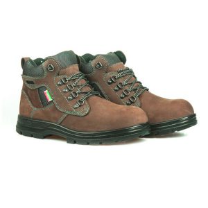 รองเท้าเซฟตี้หุ้มข้อ รุ่น 0283เสริมแผ่นป้องกันของมีคม