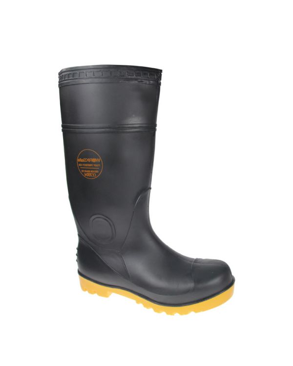 Boots PVC/Nitrile, sole and steel reinforced toe, black
