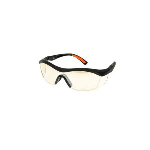 Safety glasses with mercury coated clear lens model J-13S-2